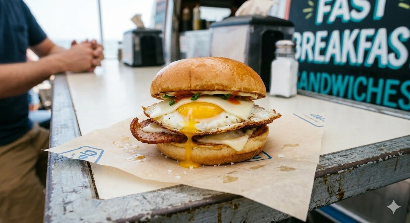 Fast Fried Egg Sandwich