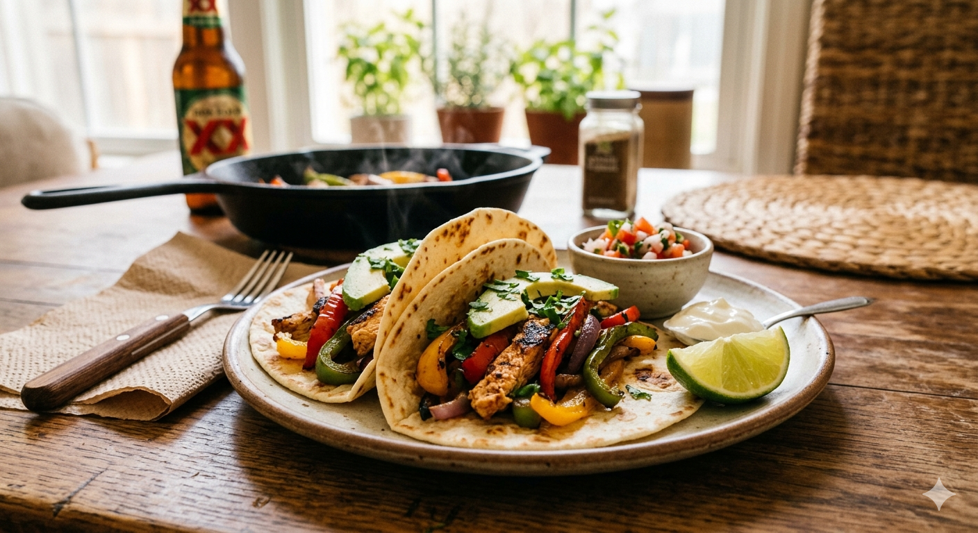 Quick Chicken Fajitas