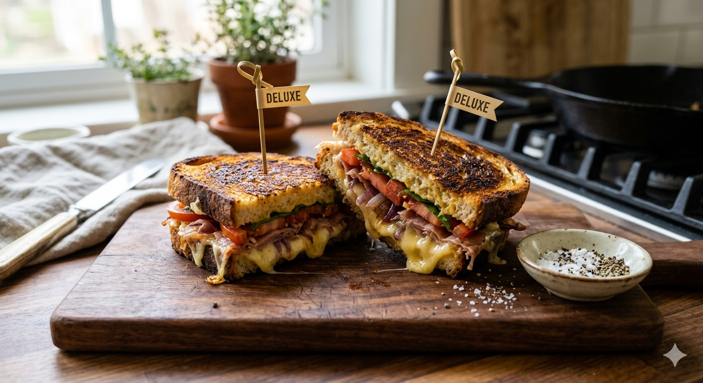 Quick Grilled Cheese Deluxe