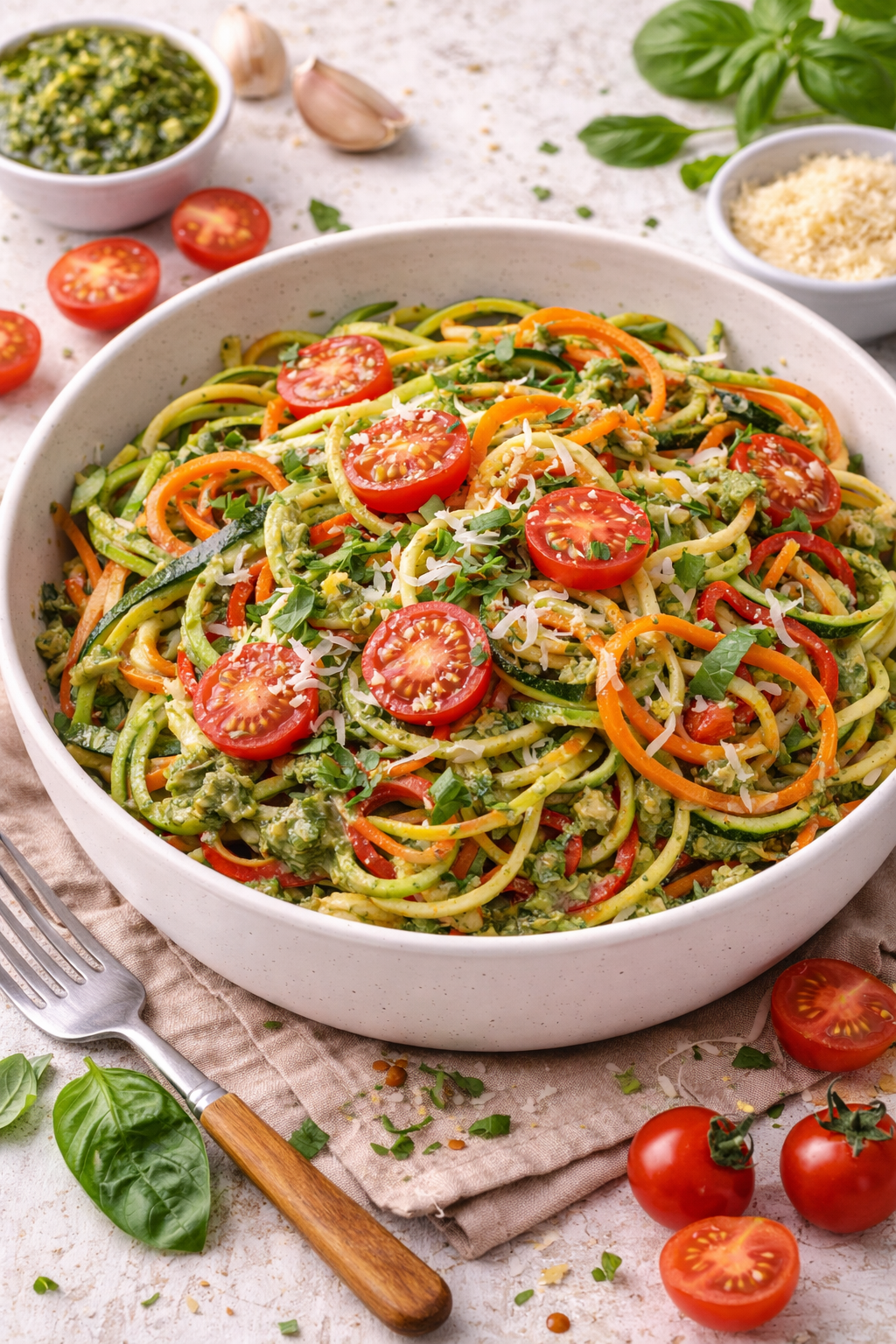 Spiralized Vegetable Pasta